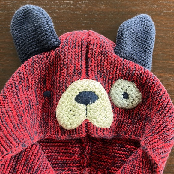GAP Other - Baby Gap sweater cardigan dog hooded